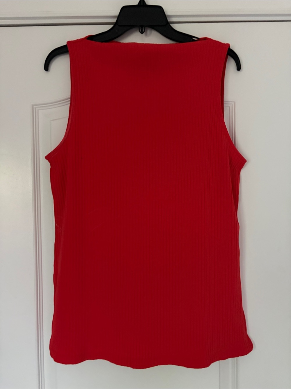 Old Navy Red Ribbed Tank Top
